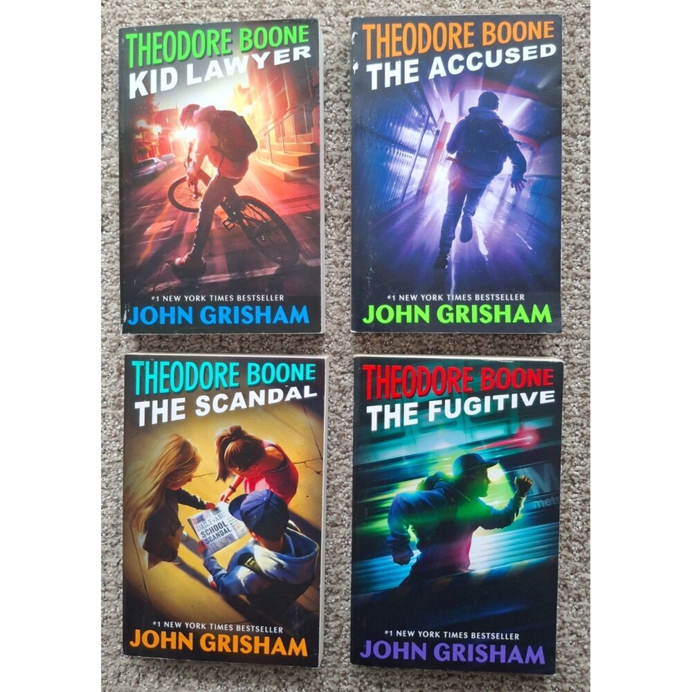Lot of 4 Theodore Boone Series Paperback Books by John Grisham